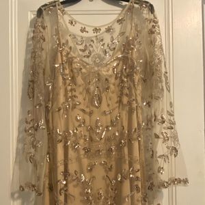 BHLDN Champagne Dress